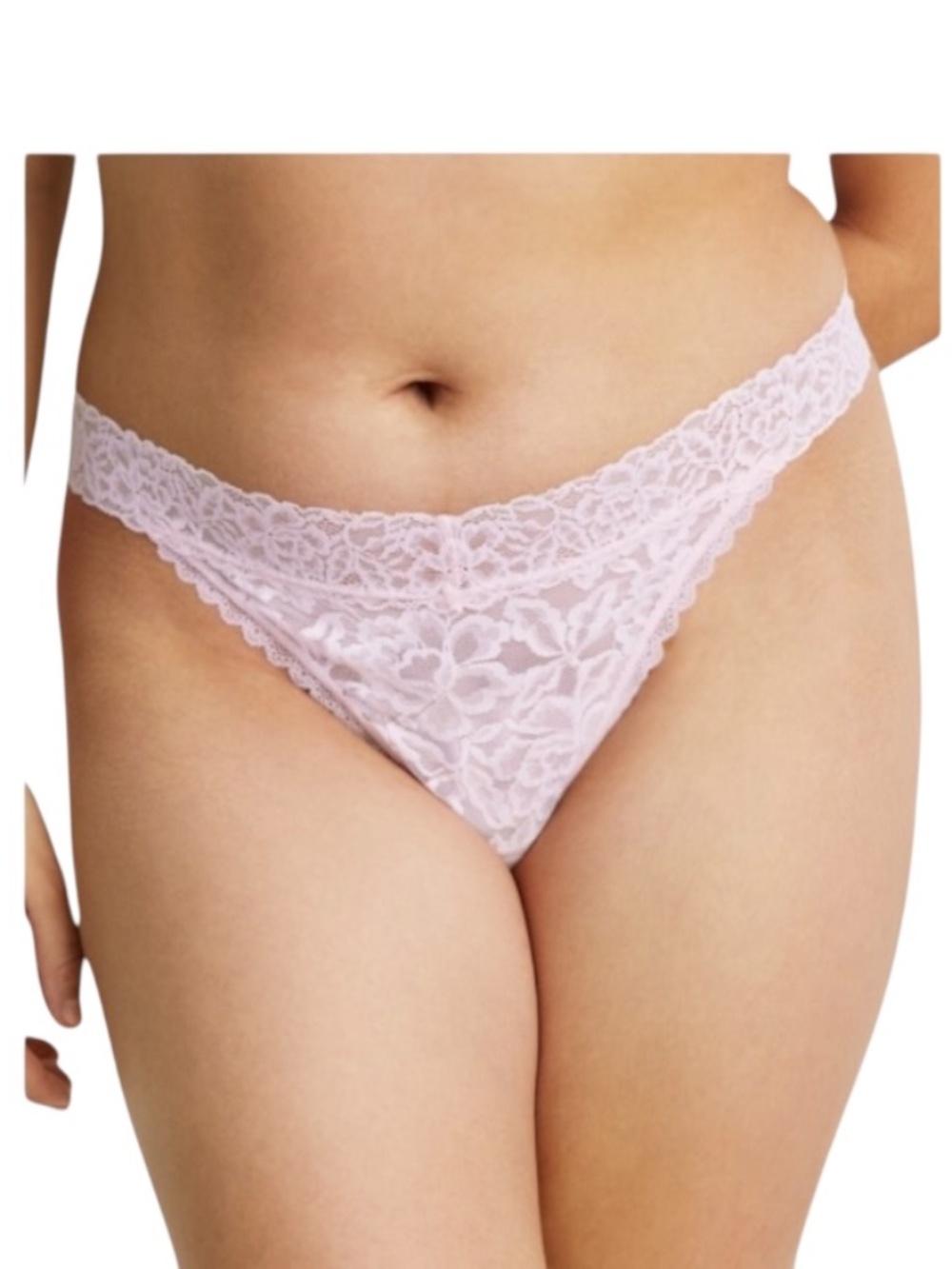 State of Day Women's Lace Thong Underwear, Crystal Pink - NWT